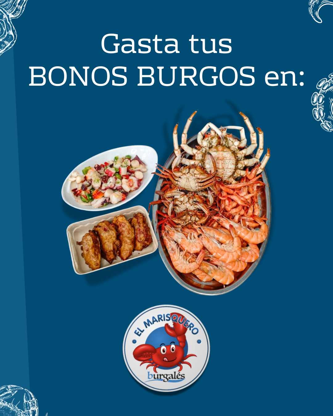 Bono Burgos en el Marisquero Burgales